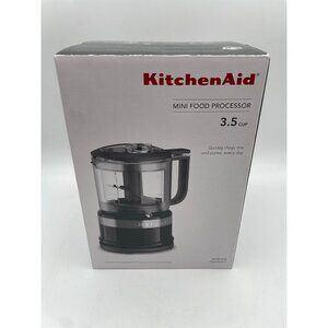 KitchenAid BPA Free 3.5 Cup Food Chopper Corded KFC3516OB , Onyx Black Brand New